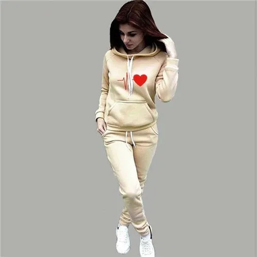 2Pcs Set Women Sweat Suit for Women