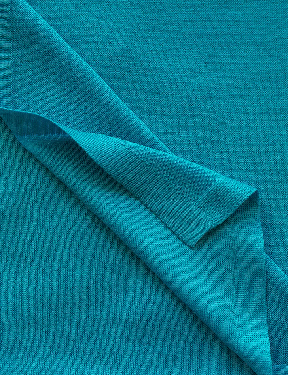 Australian Superfine Merino Wrap - Turquoise