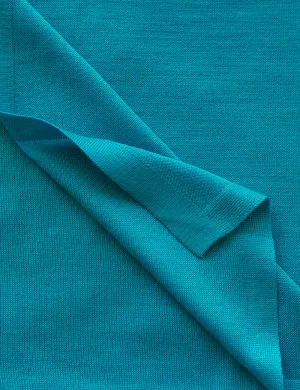 Australian Superfine Merino Wrap - Turquoise