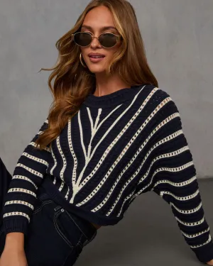 Baylin Striped Knit Sweater