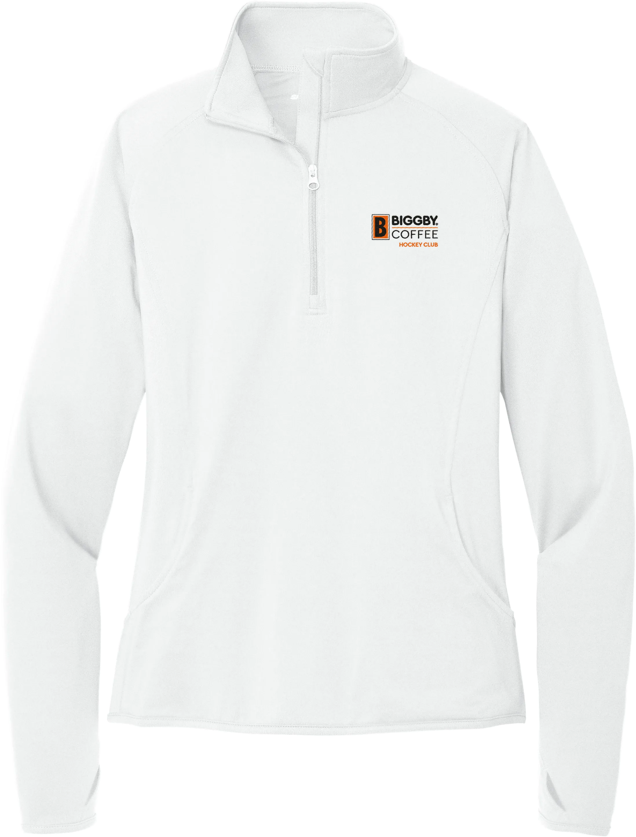 Biggby Coffee Hockey Club Ladies Sport-Wick Stretch 1/4-Zip Pullover