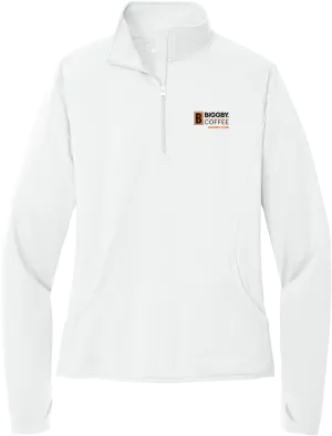 Biggby Coffee Hockey Club Ladies Sport-Wick Stretch 1/4-Zip Pullover