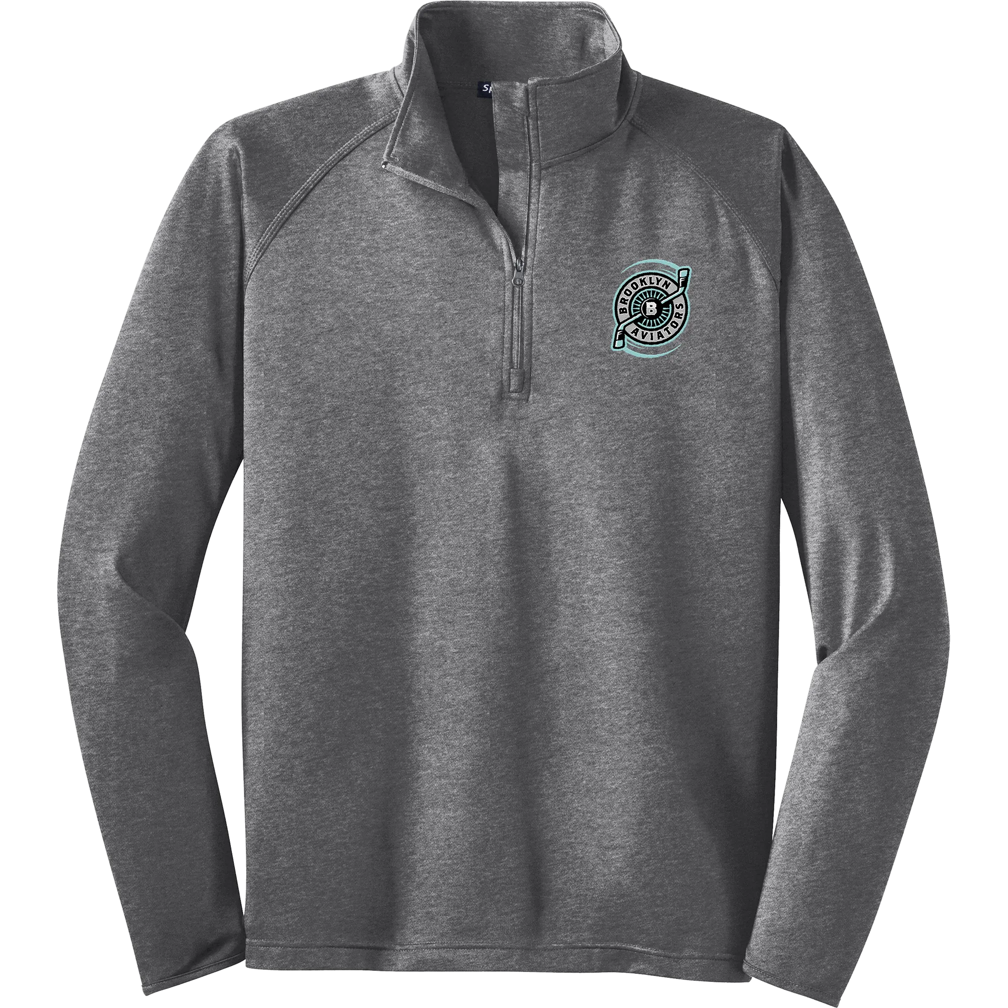 Brooklyn Aviators Sport-Wick Stretch 1/4-Zip Pullover