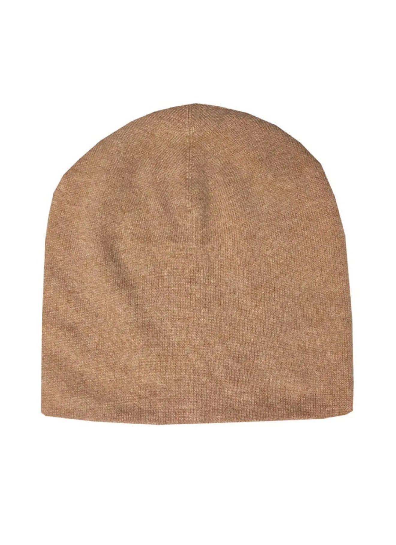 Camel Washable Cashmere Beanie