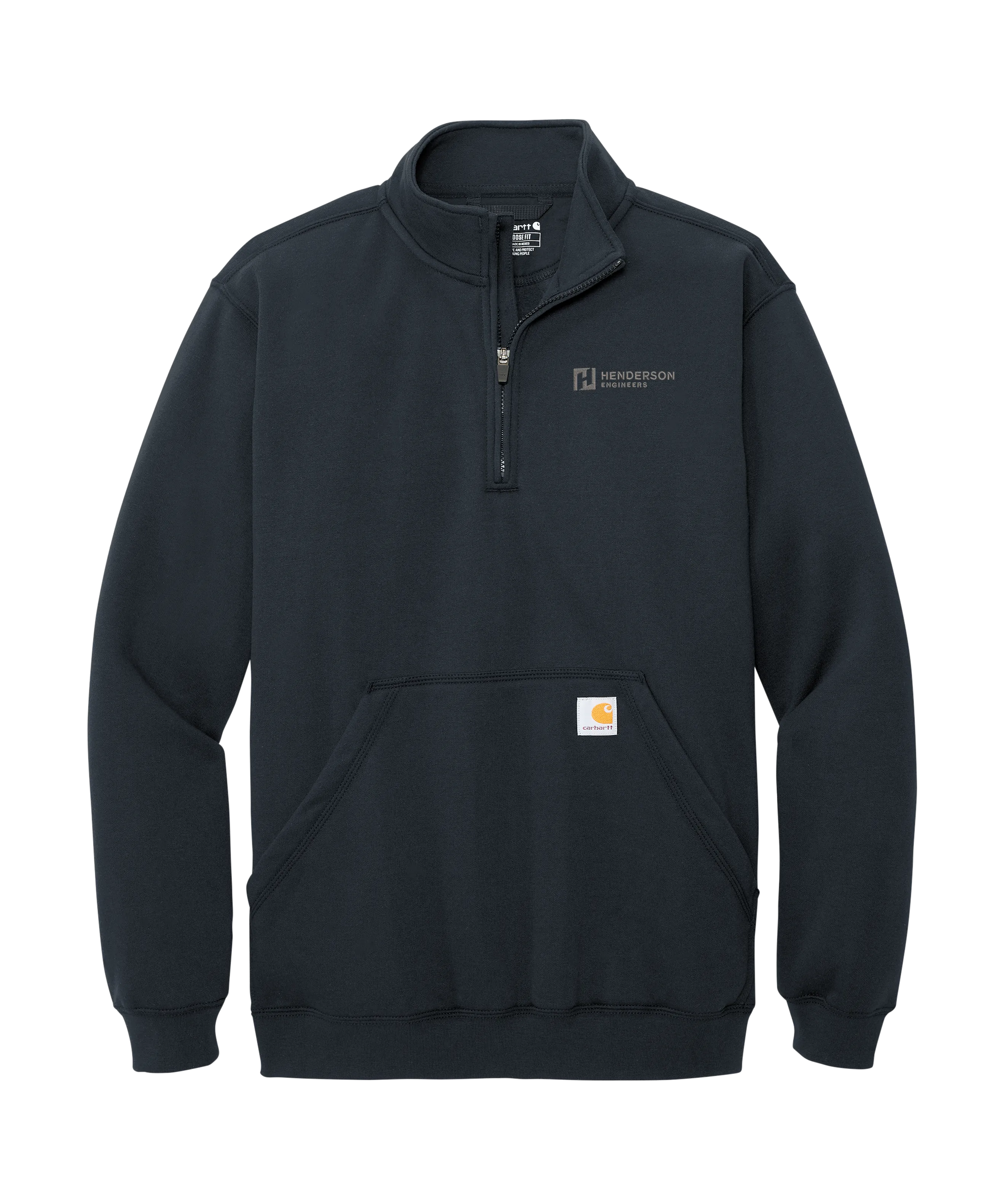 Carhartt® Midweight 1/4-Zip Mock Neck Sweatshirt