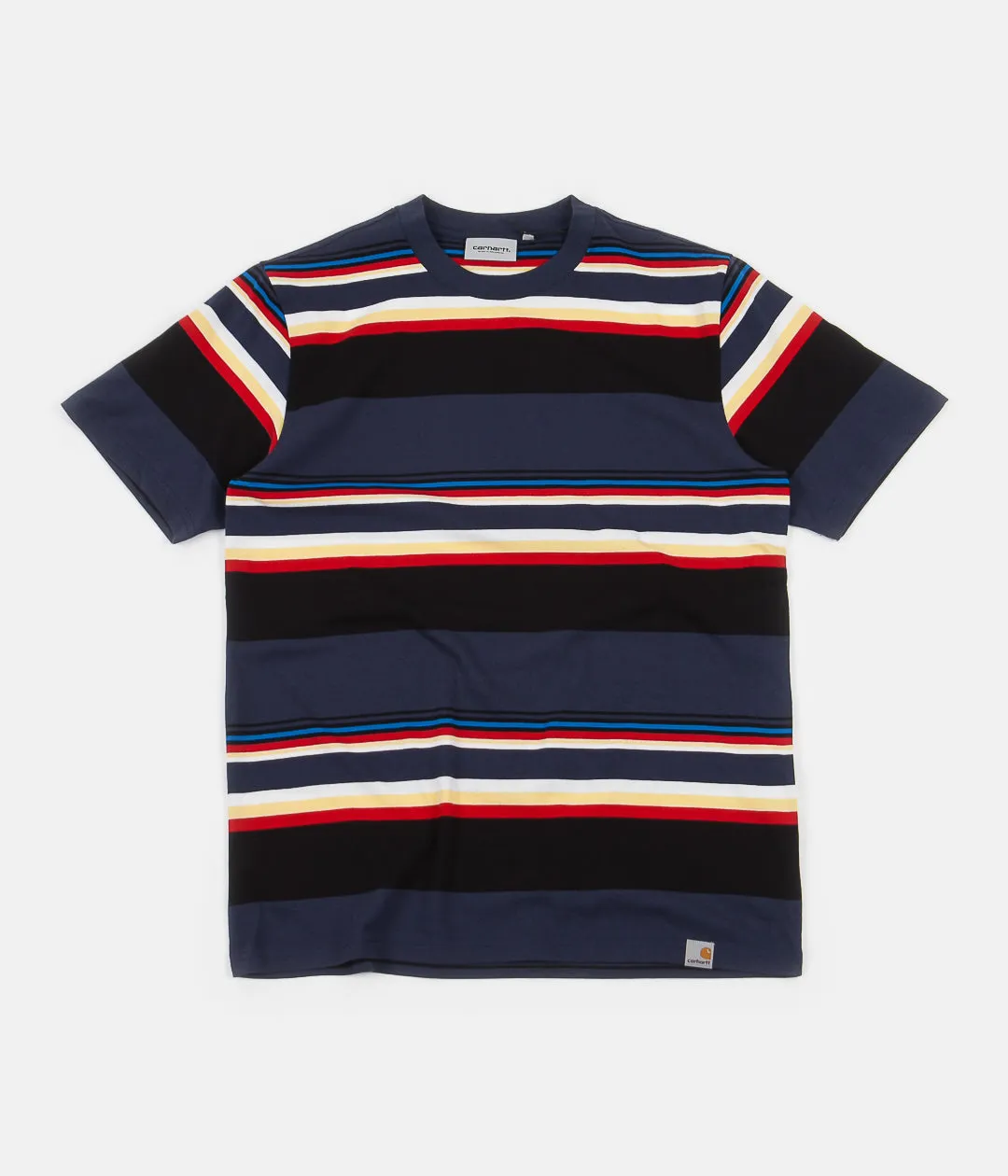 Carhartt Sunder Stripe T-Shirt - Blue / Blue