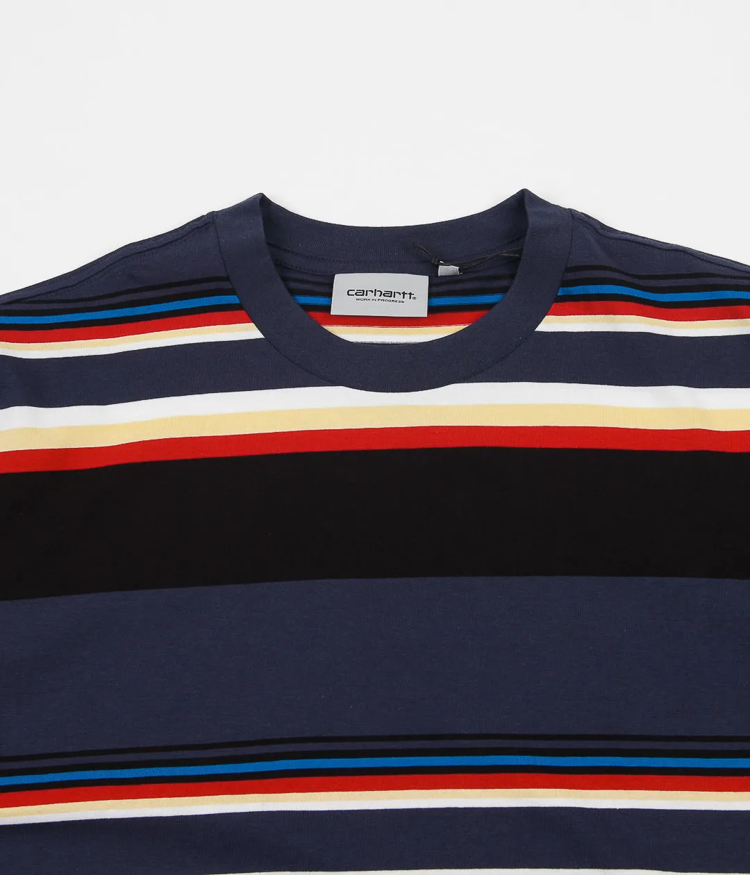 Carhartt Sunder Stripe T-Shirt - Blue / Blue