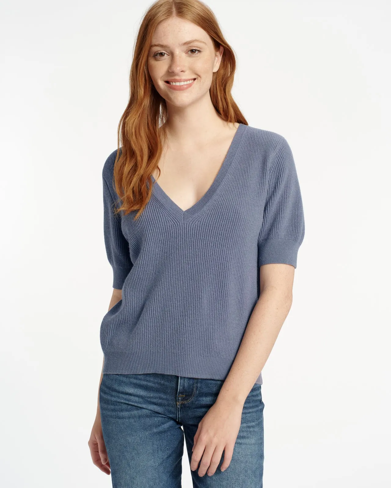 Cashblend Carmella Short Sleeve Sweater