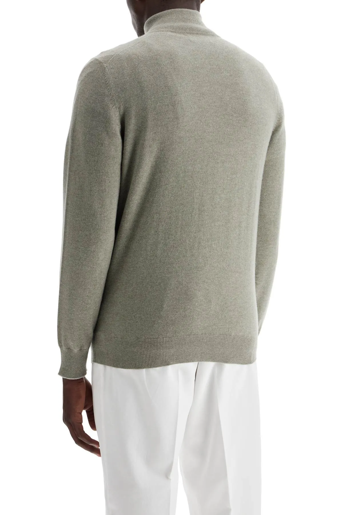 cashmere high-neck pullover sweater