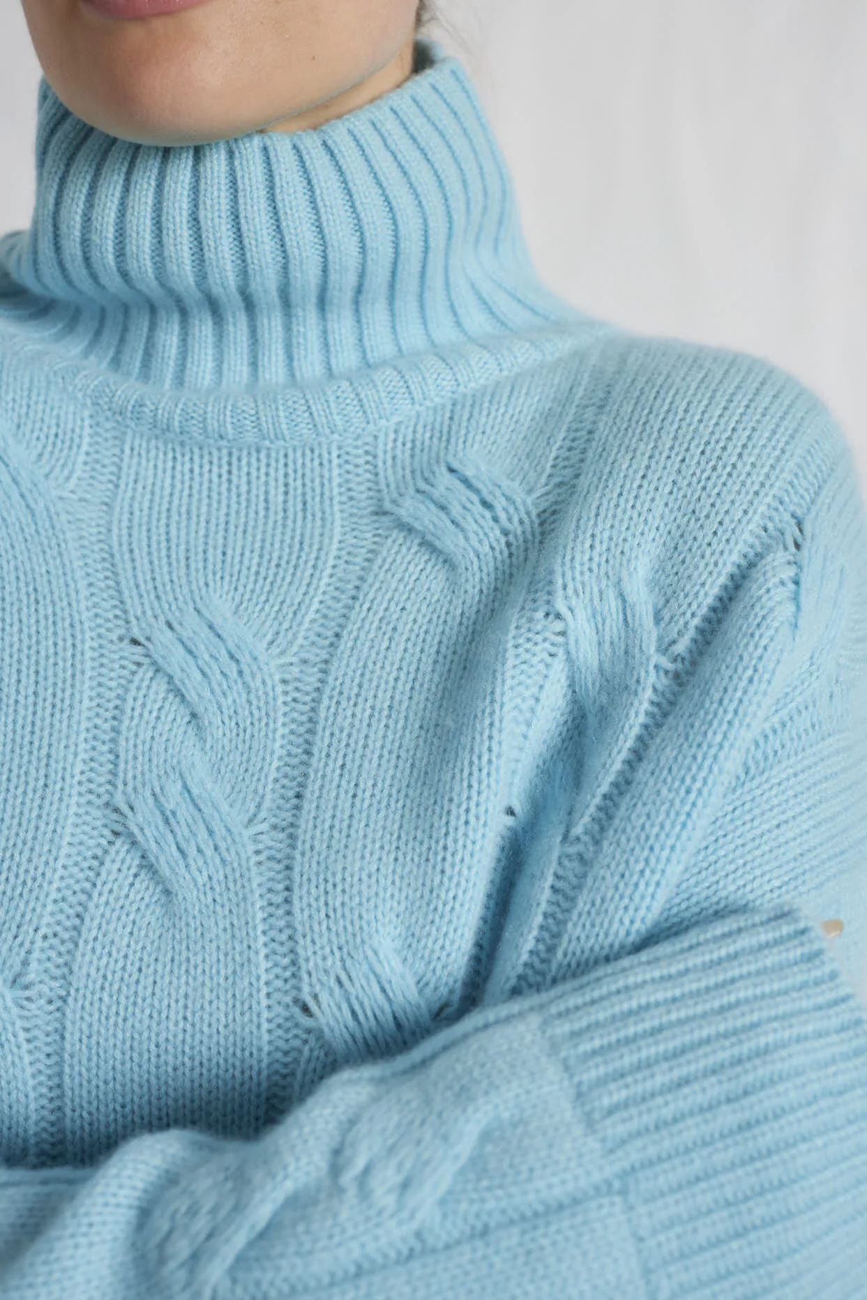 Cece Cashmere Sweater in Bambino