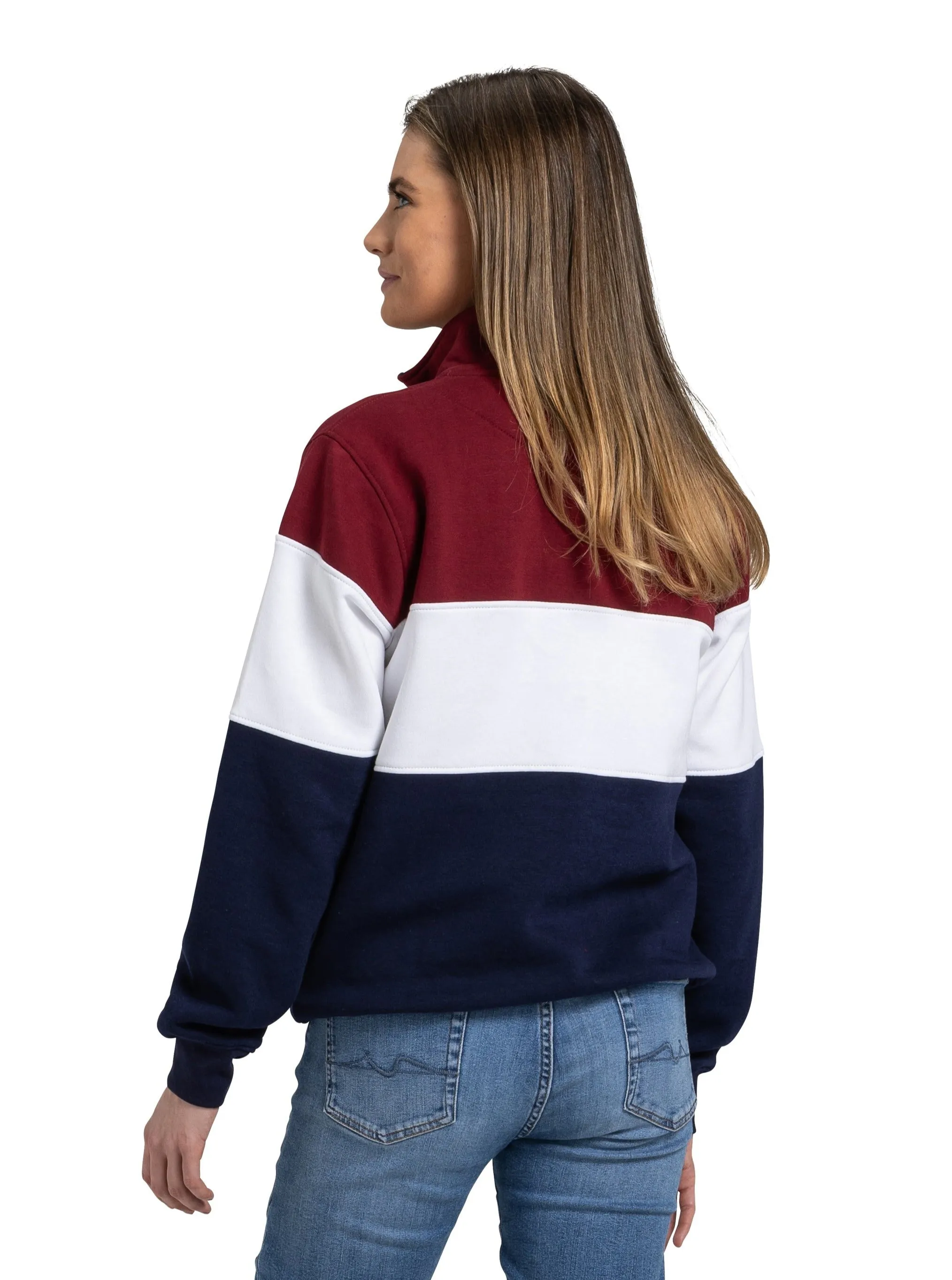 Cirencester Quarter Zip | Burgundy