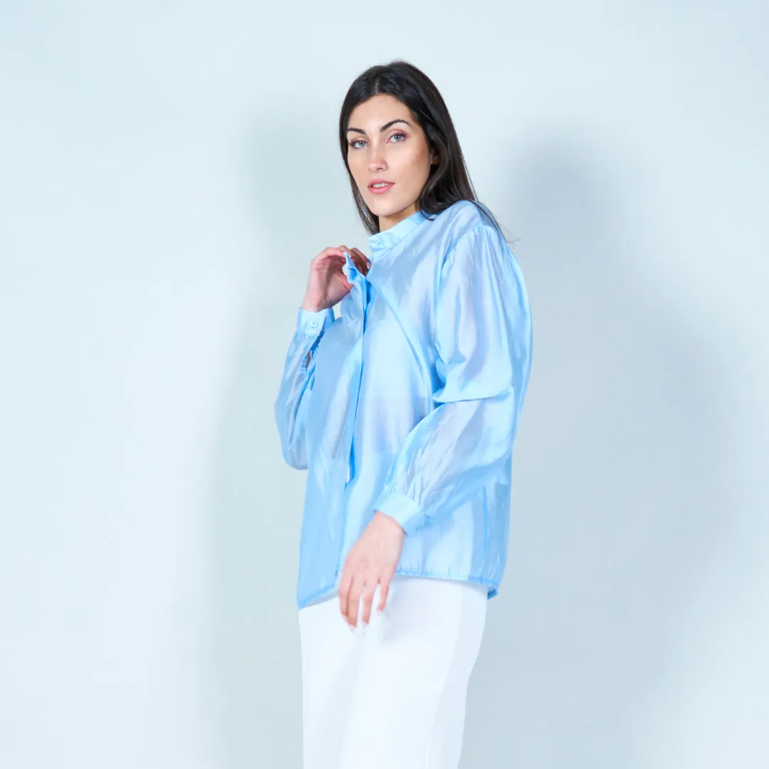 Classic button-down blouse wholesale