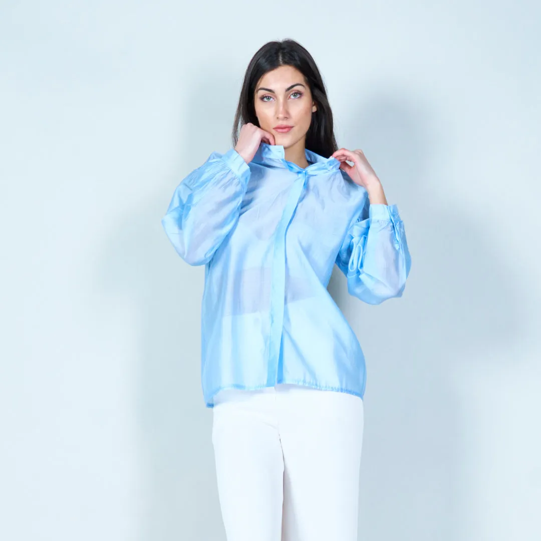 Classic button-down blouse wholesale