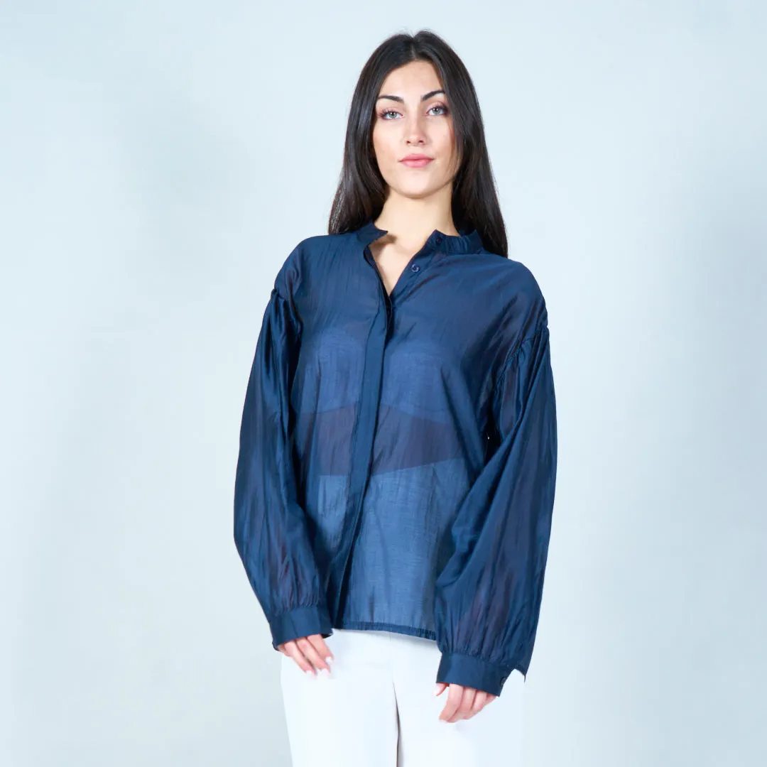 Classic button-down blouse wholesale