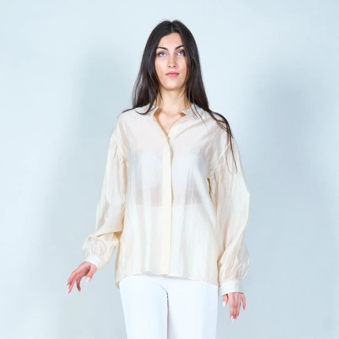 Classic button-down blouse wholesale