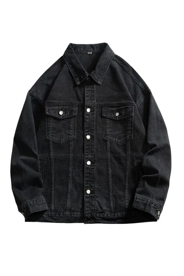 Contemporary Casual Denim Jacket