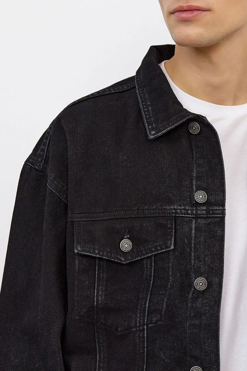 Contemporary Casual Denim Jacket