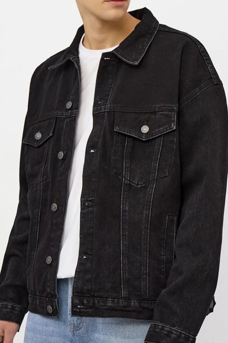 Contemporary Casual Denim Jacket