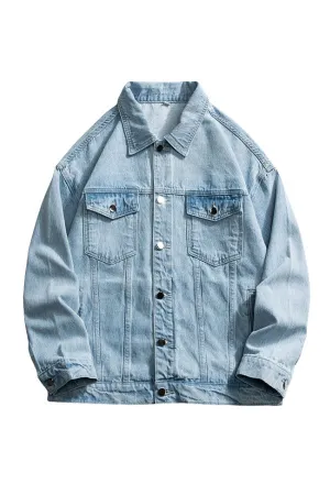 Contemporary Casual Denim Jacket