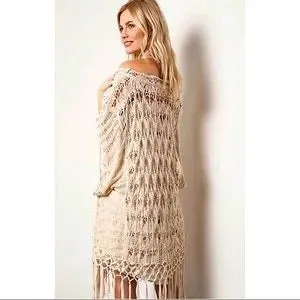 Crochet Fringe Sweater & Cover Up