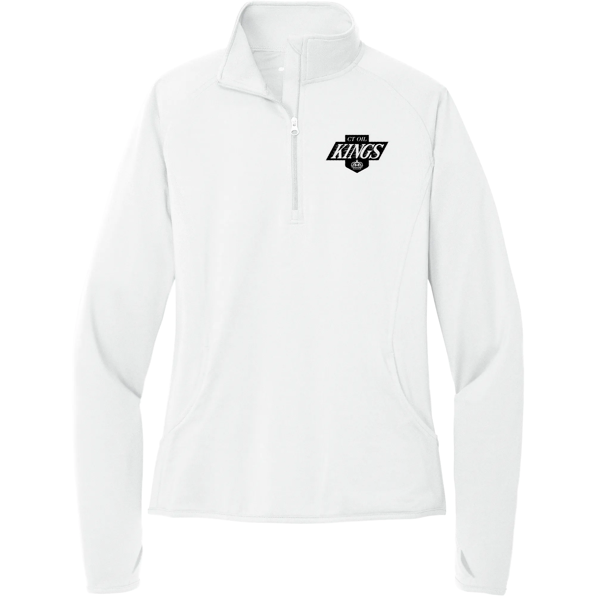 CT Oil Kings Ladies Sport-Wick Stretch 1/4-Zip Pullover