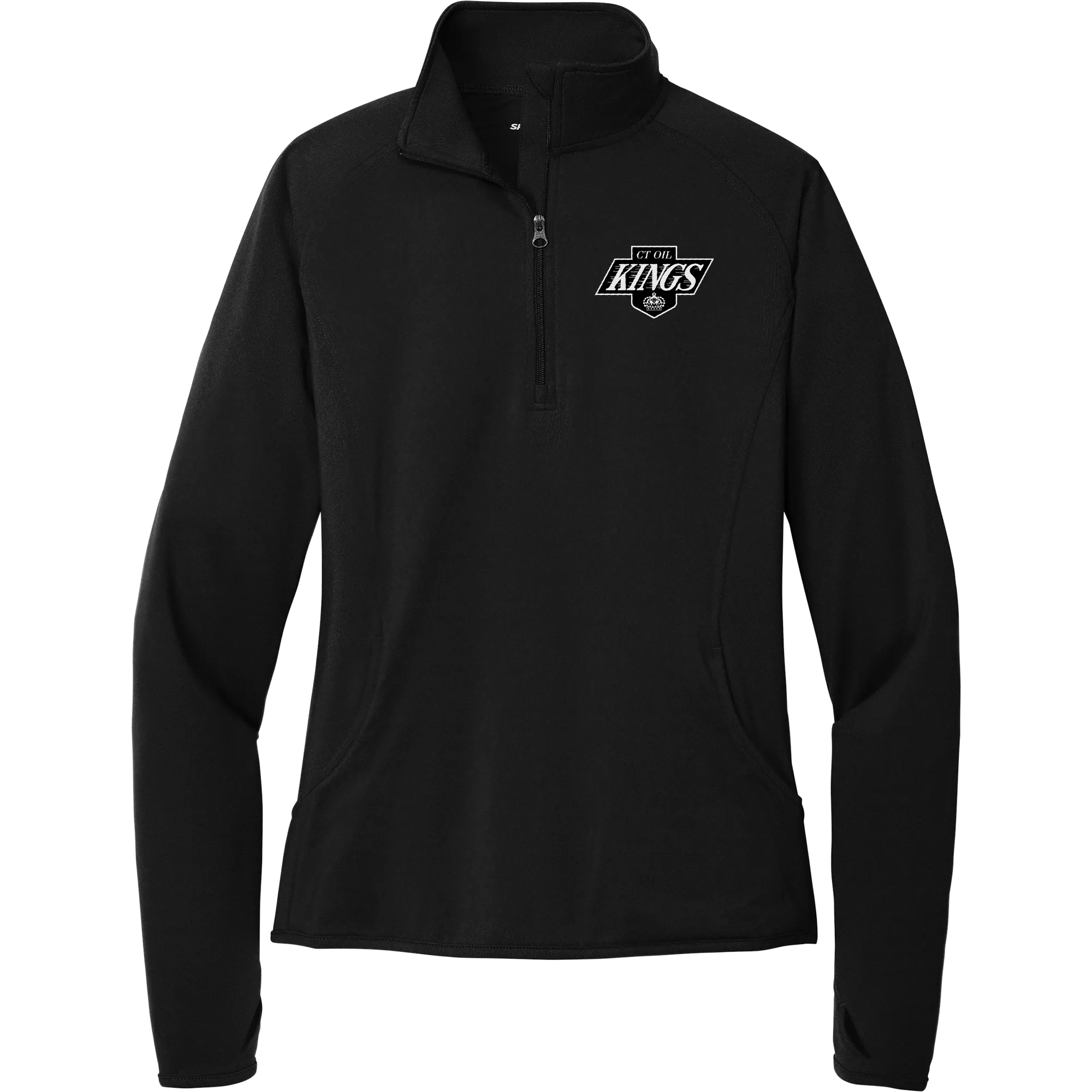 CT Oil Kings Ladies Sport-Wick Stretch 1/4-Zip Pullover