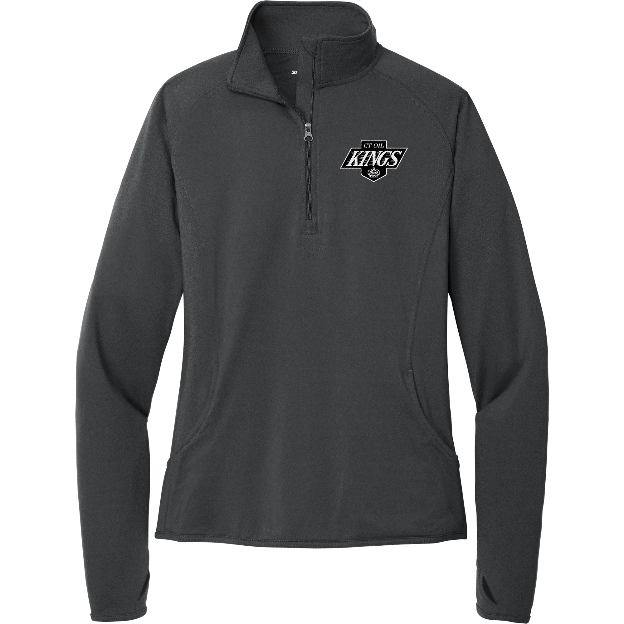 CT Oil Kings Ladies Sport-Wick Stretch 1/4-Zip Pullover