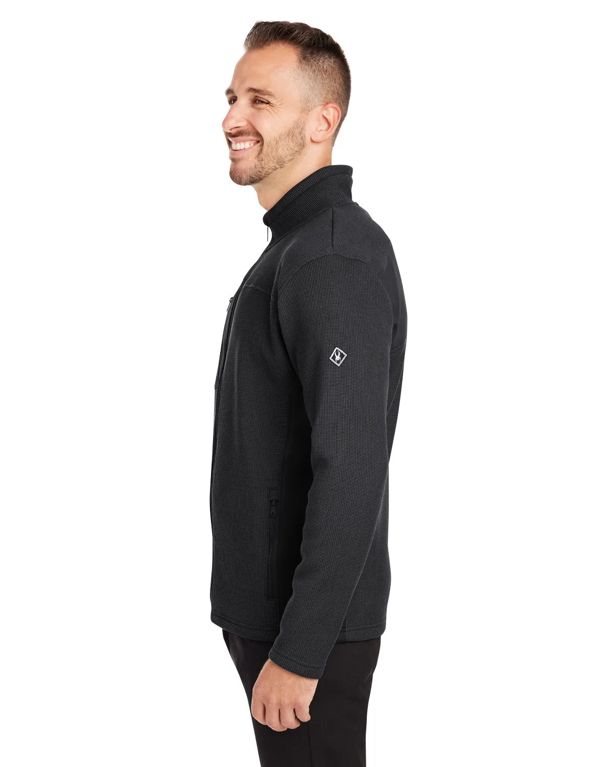 Custom Spyder Men's Constant Canyon Sweaters, Black