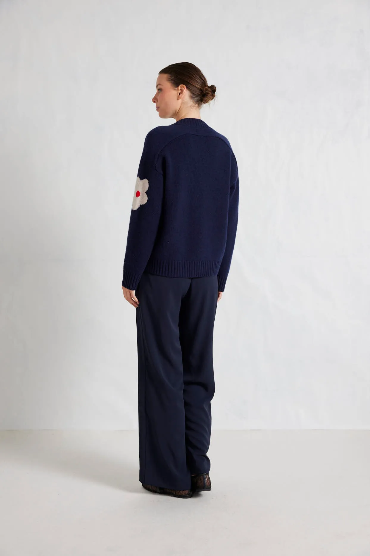 Daisy Cardi in Officer Navy