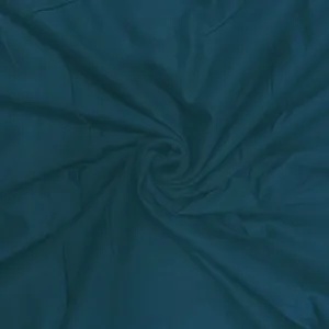 Dark Teal Plain Mul-Mul Cotton Fabric