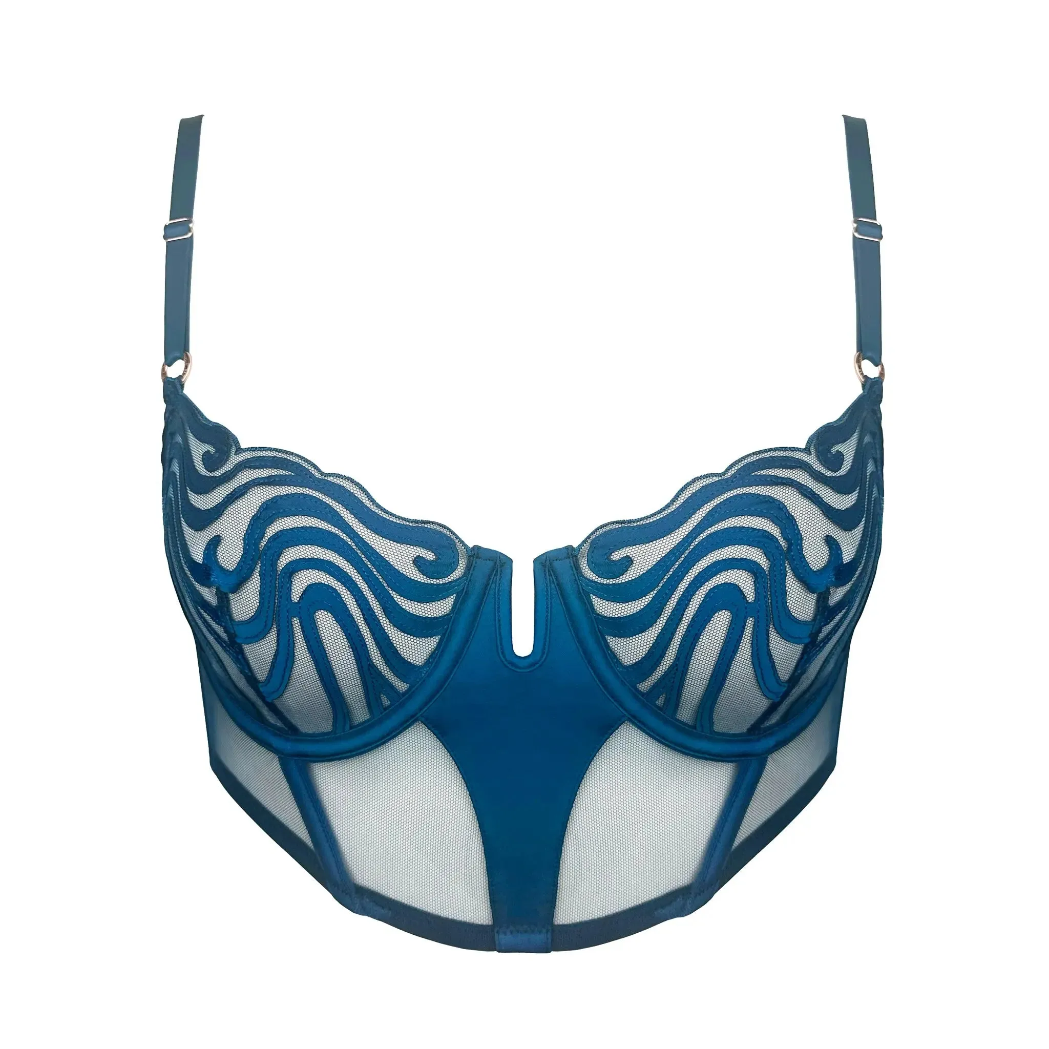 Echo Bustier Abyss Blue