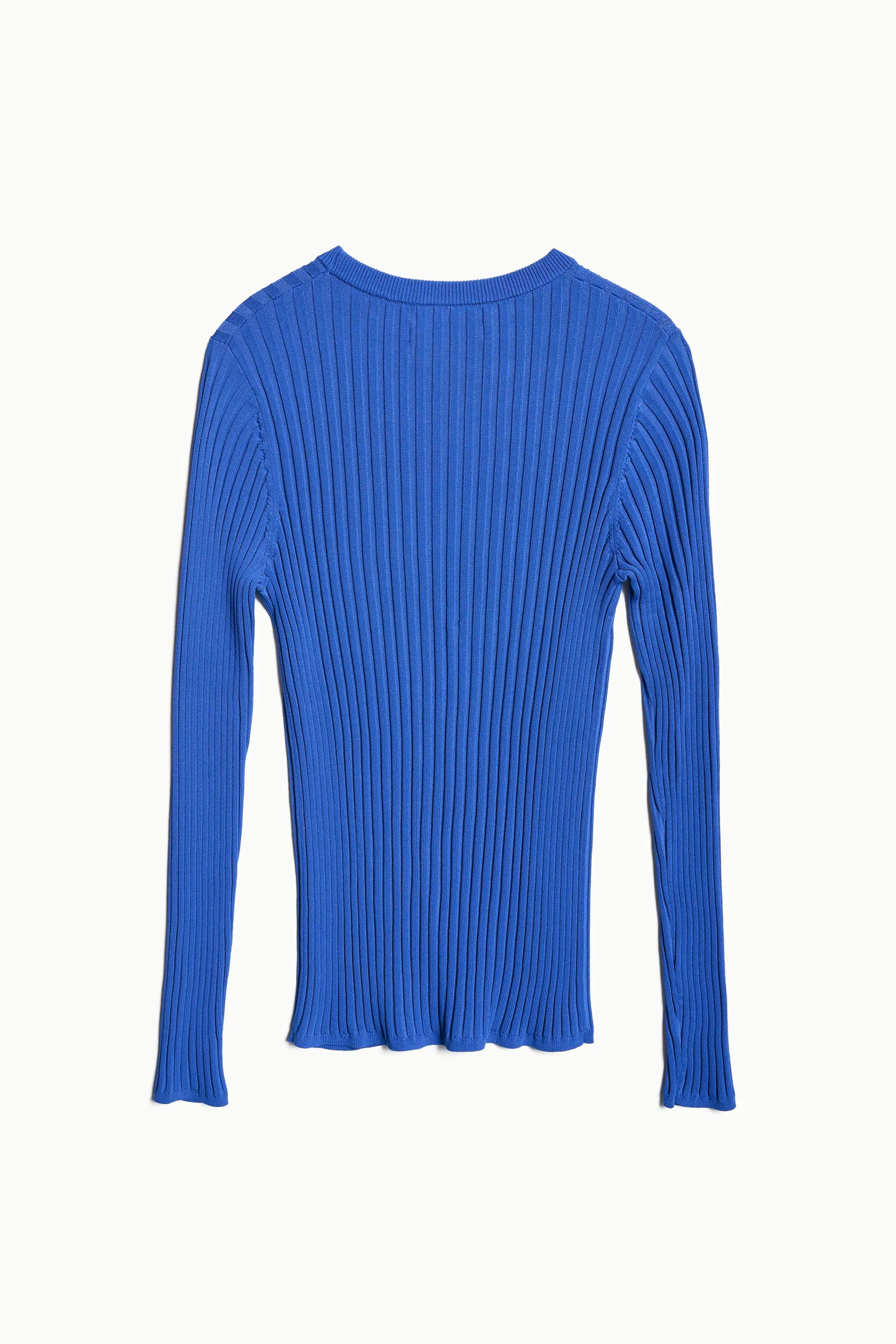 Eternal Rib Knit Sweater Poseidon Blue