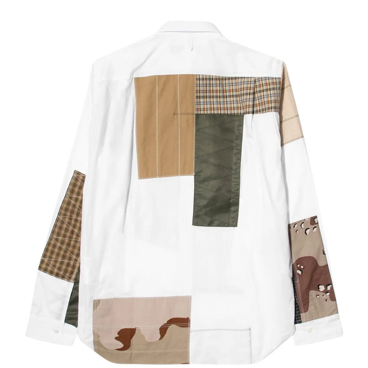 FABRIC PATCHWORK SHIRT