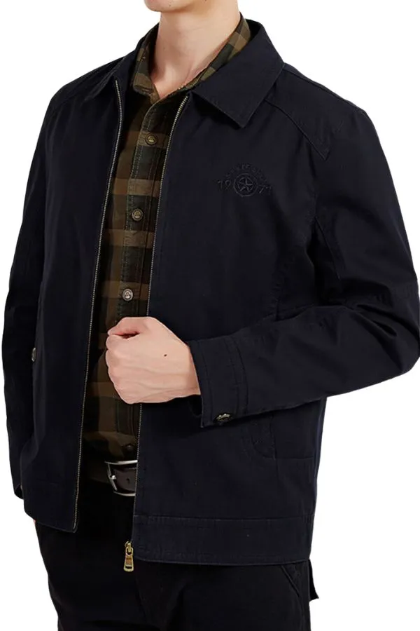 Flexible Fashion Windbreaker Business Jacket