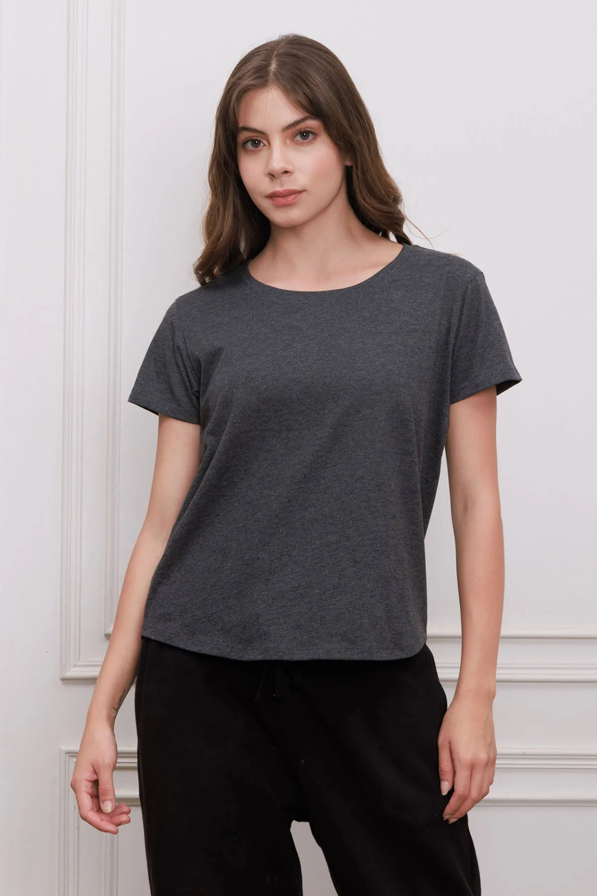 Grey Crew Neck T-shirt