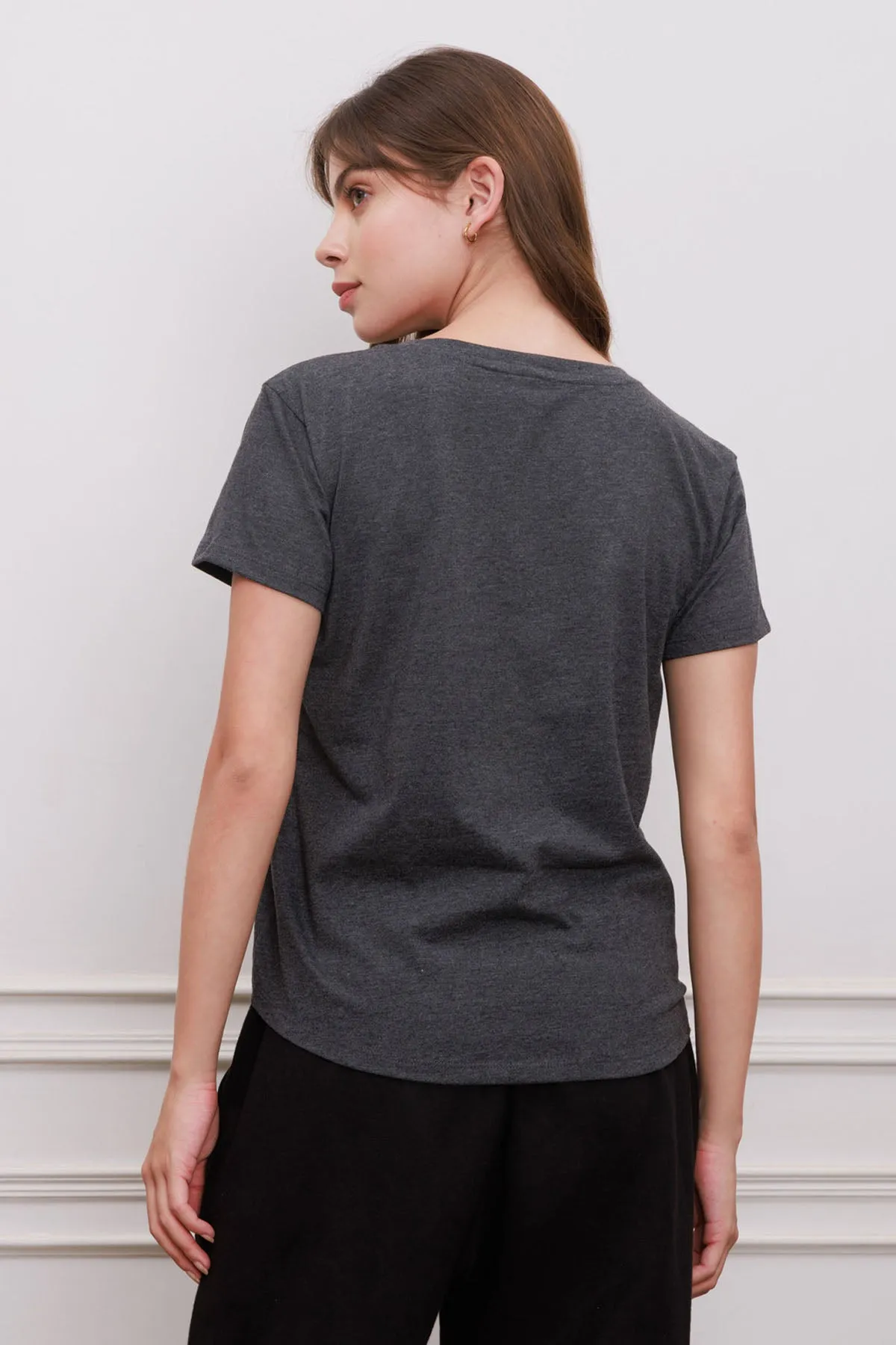 Grey Crew Neck T-shirt