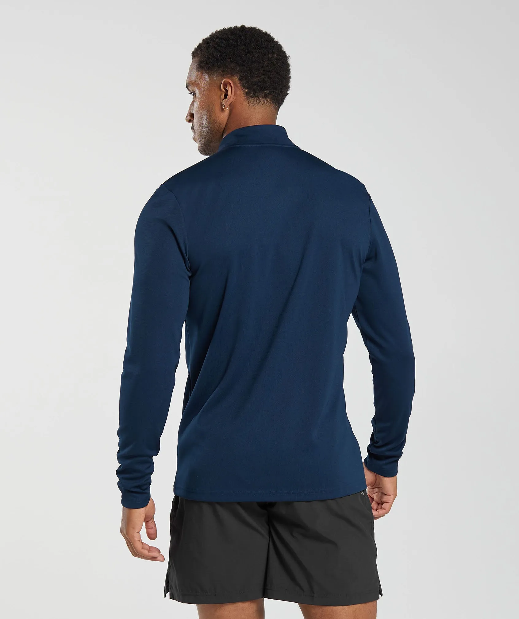 Gymshark Arrival 1/4 Zip Pullover - Navy