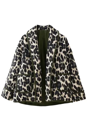 HCS1109 Wild Instincts Leopard Jacket Outerwear