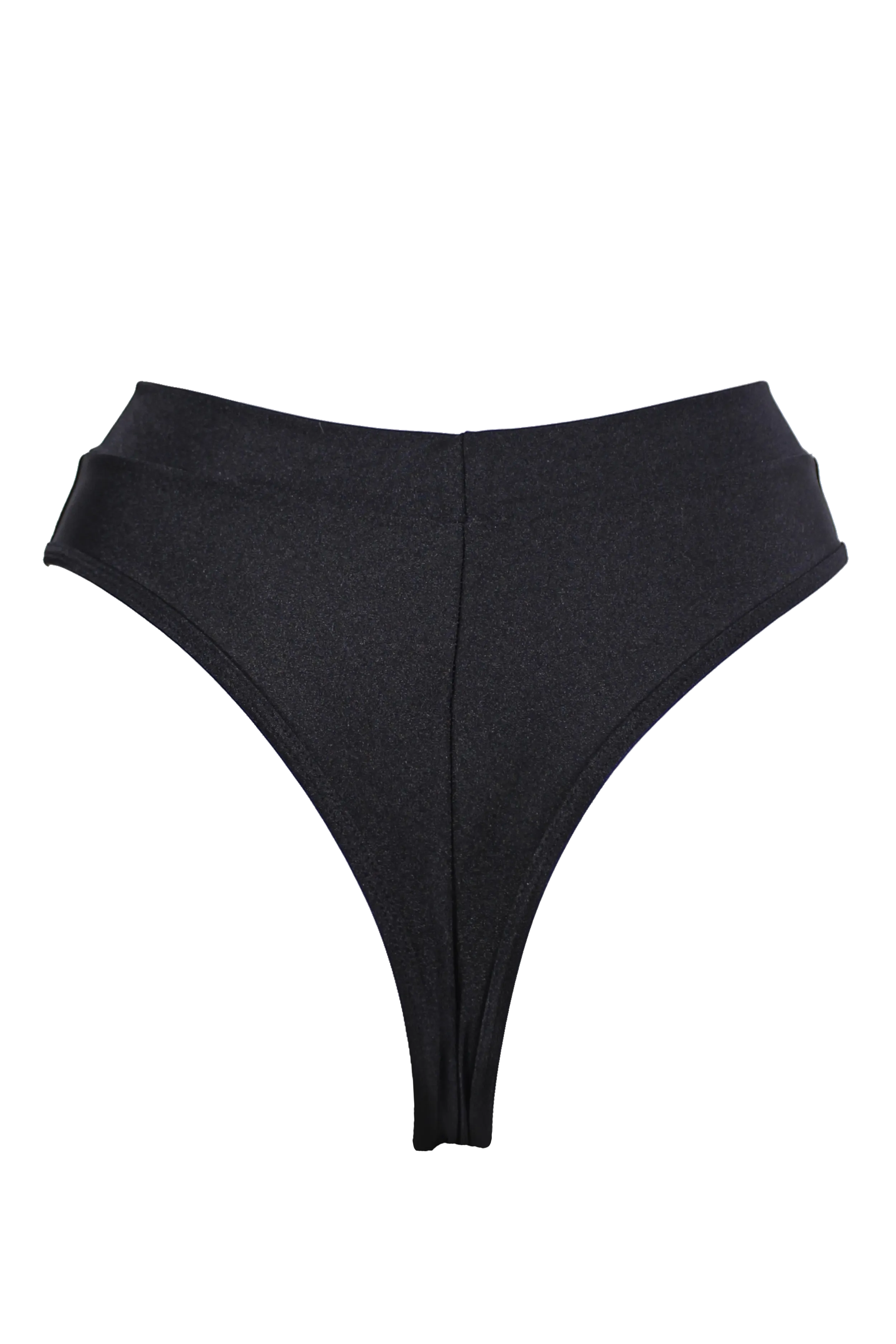 High-Waist Swimwear Bikini Bottom / BOND SWIM BLACK