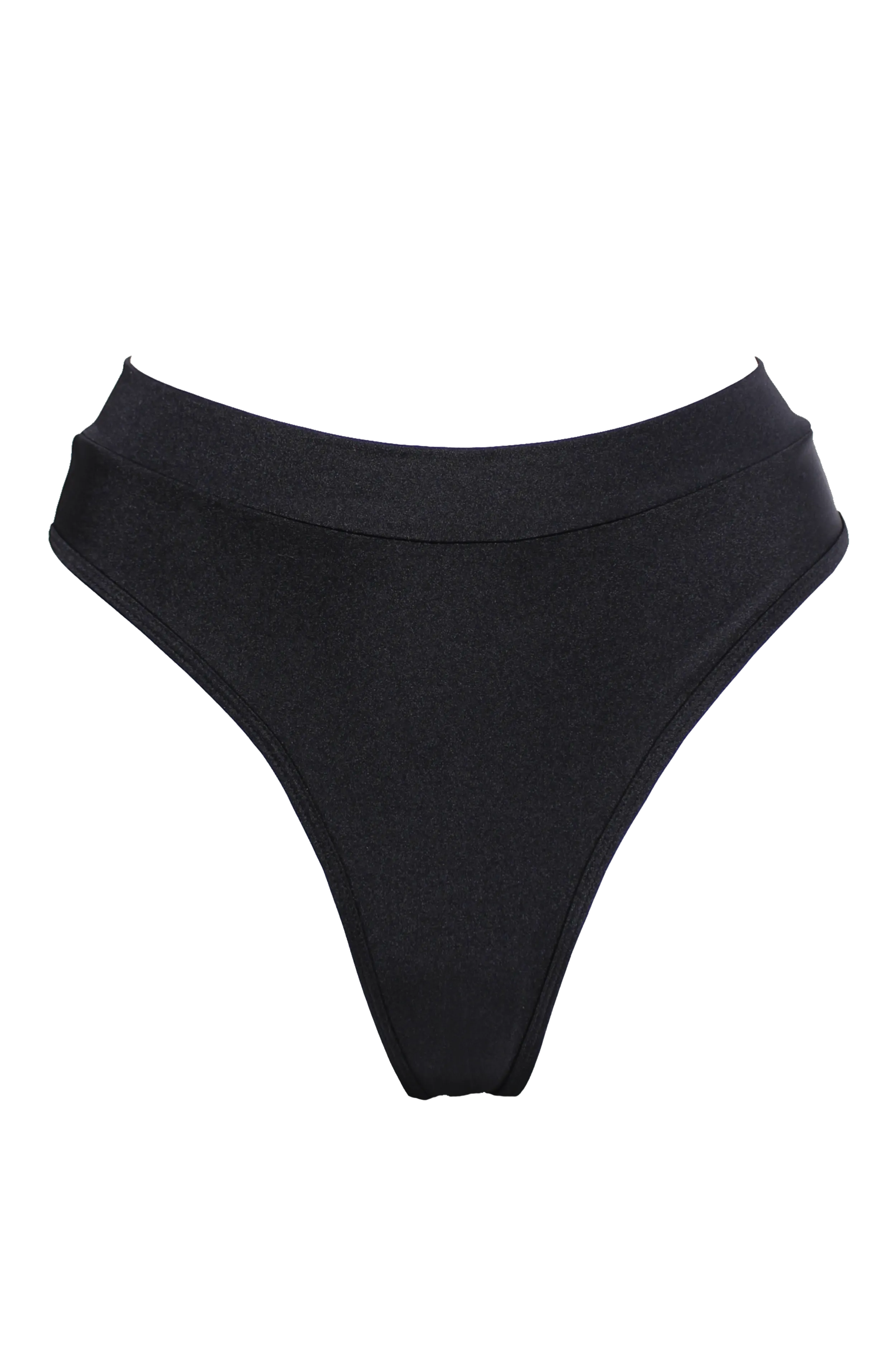 High-Waist Swimwear Bikini Bottom / BOND SWIM BLACK