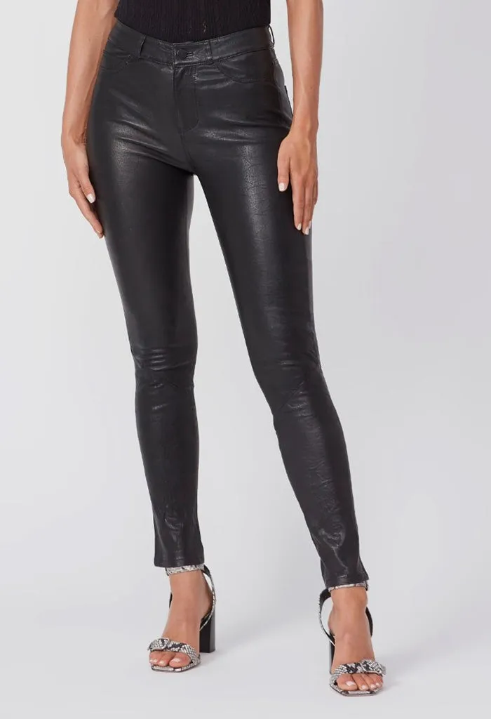 Hoxton Leather Ultra Skinny - Black