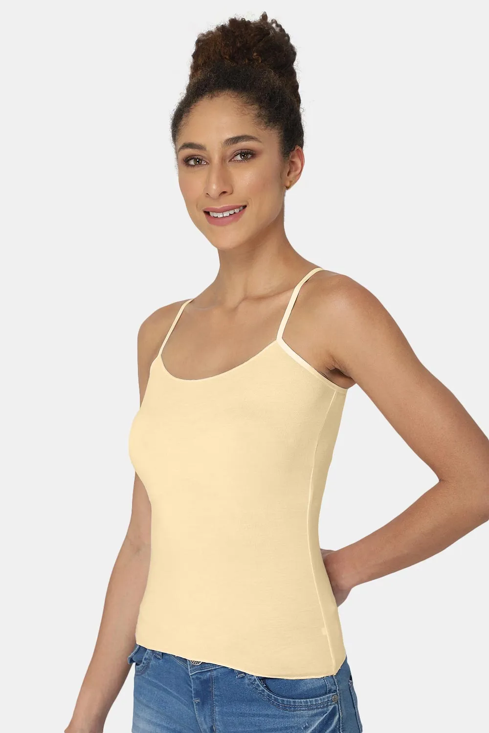 Intimacy Bio-Based Modal Slip Camisole – M002 | Smooth Fit, Skin-Friendly & Full Coverage