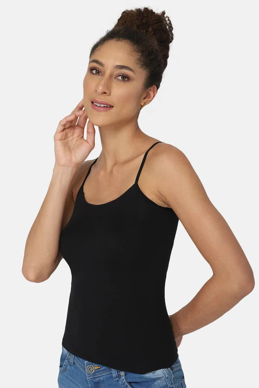 Intimacy Bio-Based Modal Slip Camisole – M002 | Smooth Fit, Skin-Friendly & Full Coverage