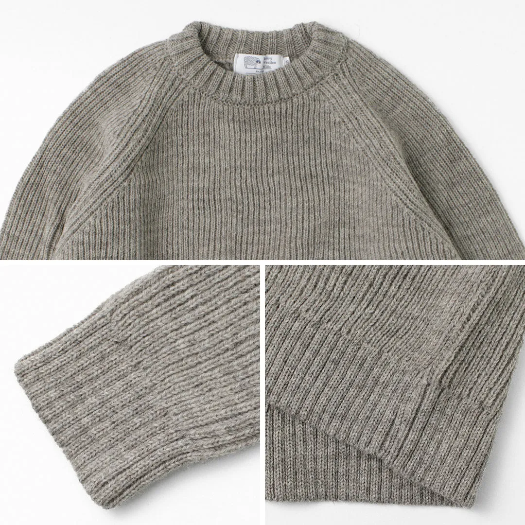 KERRY WOOLLEN MILLS / 7G 1PLY fisherman rib crew neck knit