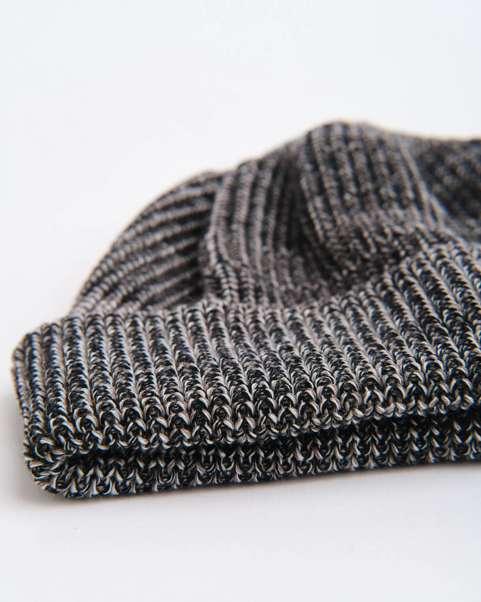 KNIT WATCH CAP GREY MIX