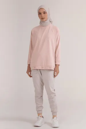 LAICA x RiaMiranda Embossed Sweater - Cameo Rose