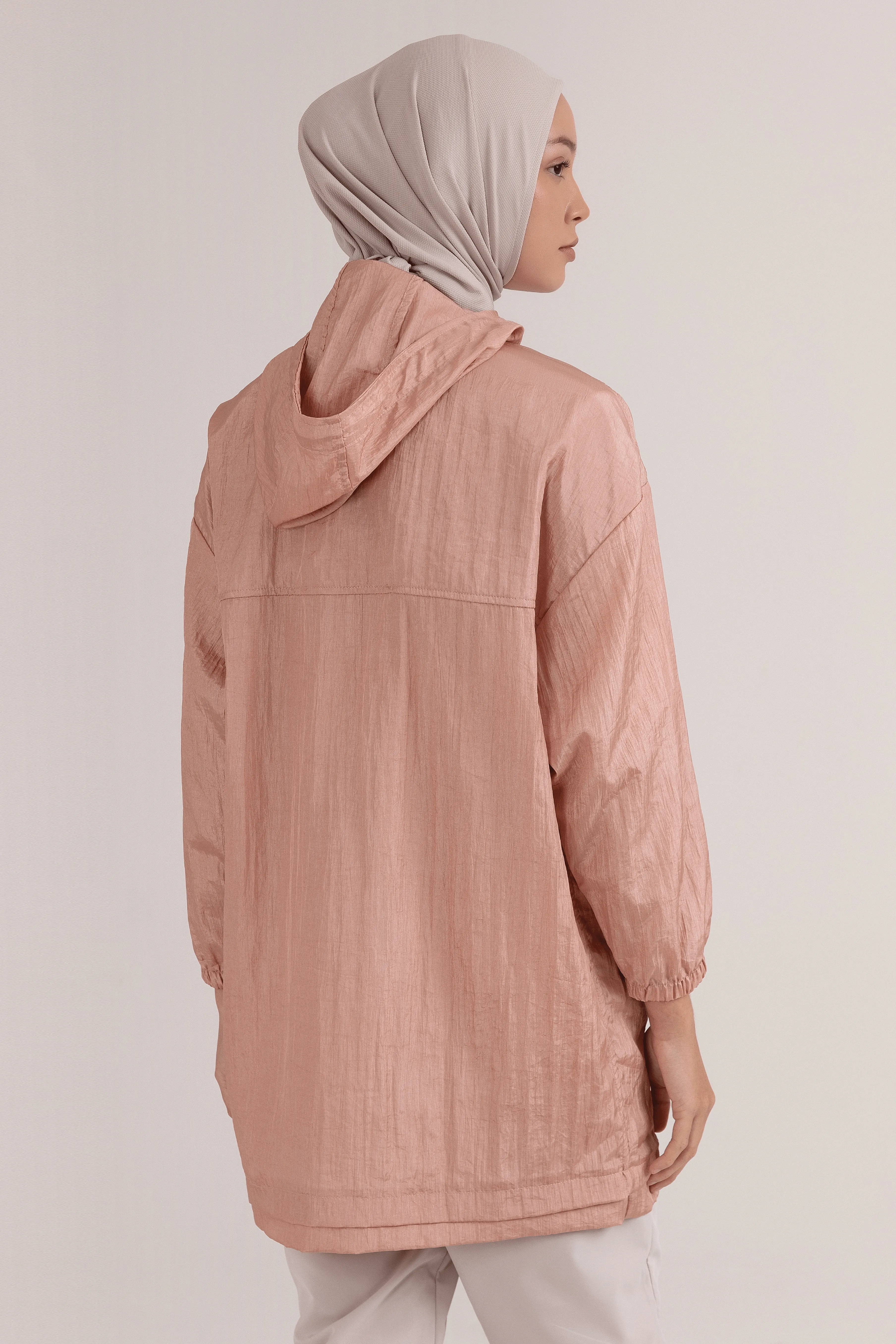 LAICA x RiaMiranda Oversized Parka Jacket - Nude Pink