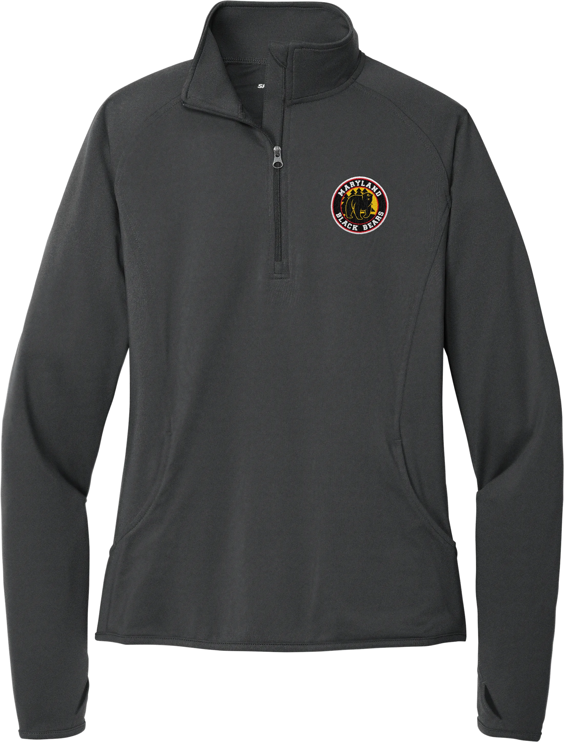 Maryland Black Bears Ladies Sport-Wick Stretch 1/4-Zip Pullover