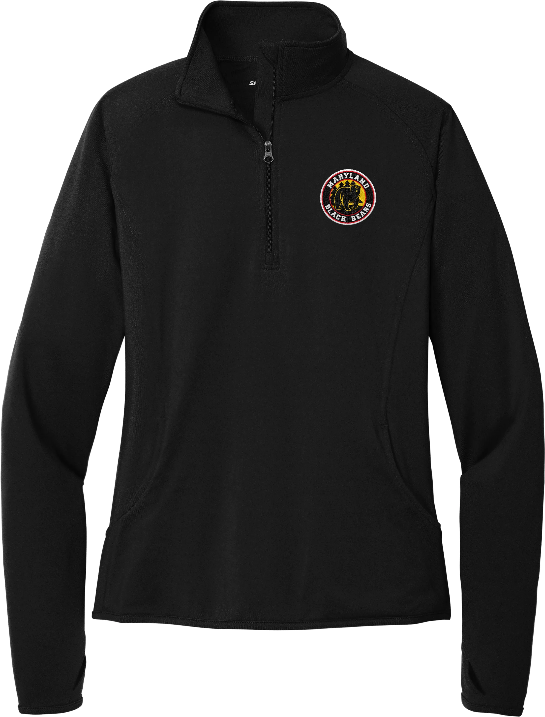 Maryland Black Bears Ladies Sport-Wick Stretch 1/4-Zip Pullover