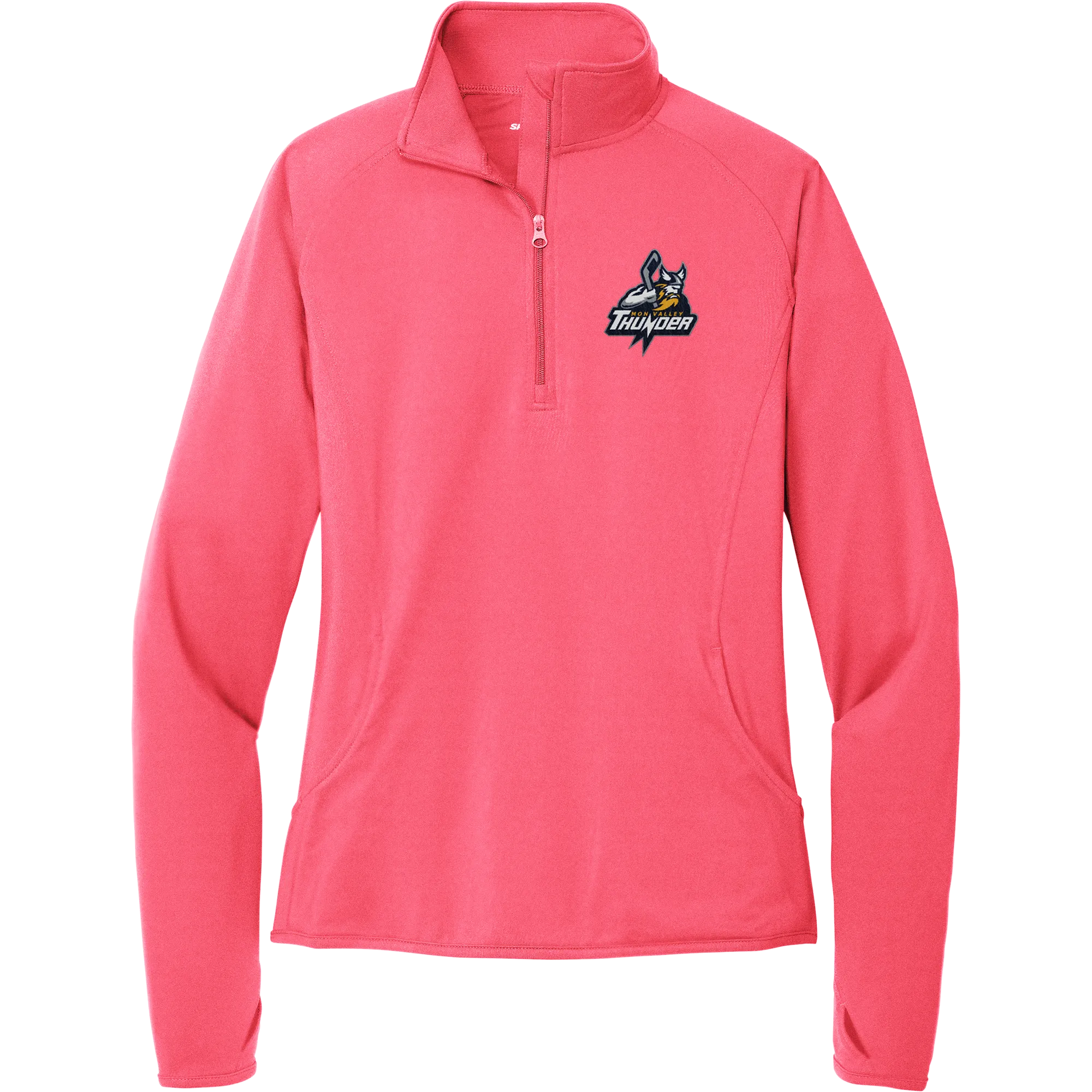 Mon Valley Thunder Ladies Sport-Wick Stretch 1/4-Zip Pullover